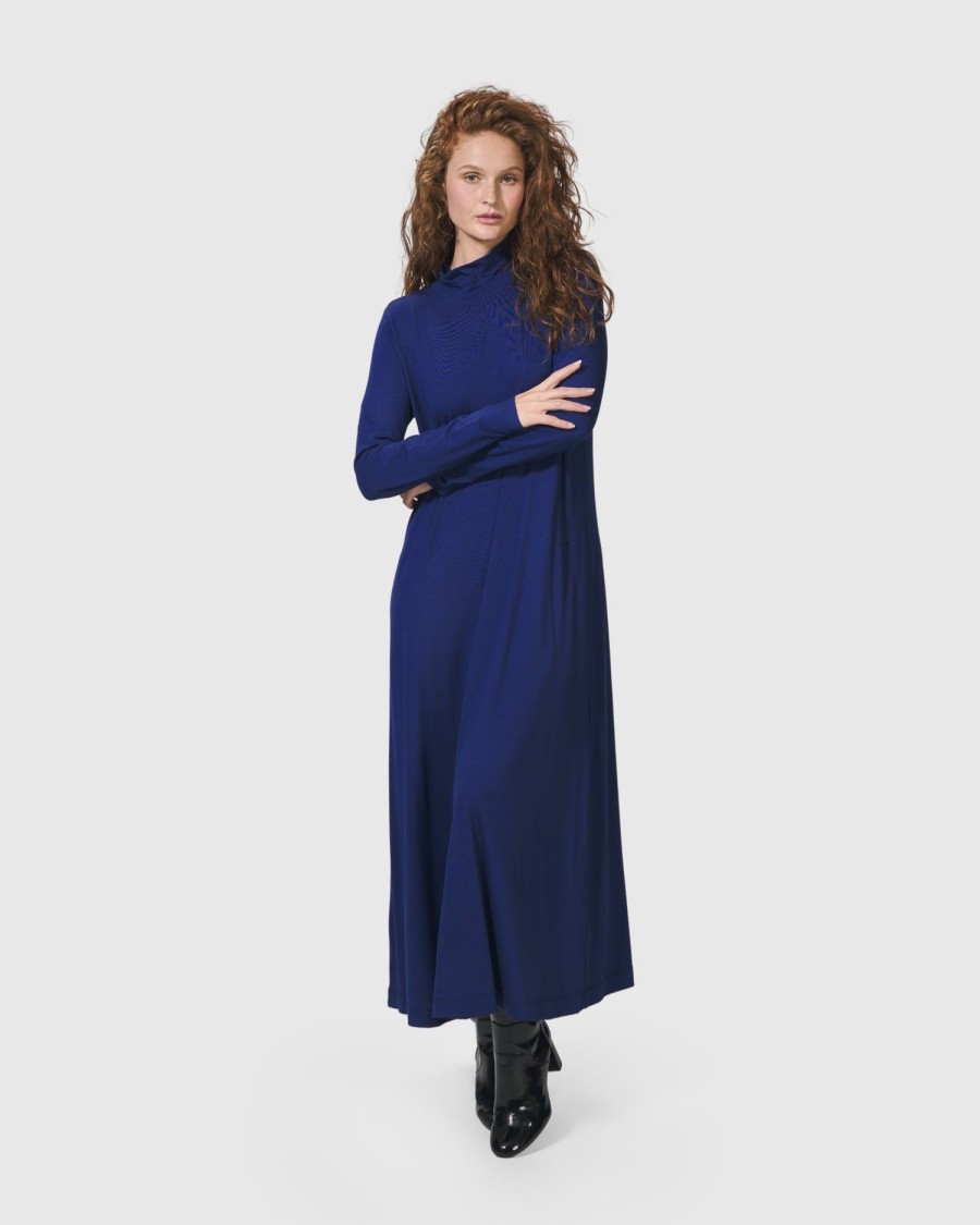 ALEMBIKA Essential A-Line Dress, Royal Blue