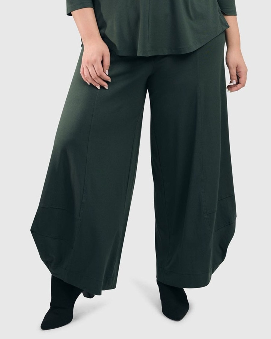 ALEMBIKA Essential Punto Pants, Tall, Green