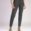 ALEMBIKA Floral Iconic Stretch Jeans, Chocolate