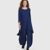 ALEMBIKA Essential Swing Tunic Top, Royal Blue