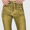 ALEMBIKA Iconic Stretch Jeans, Green Snake