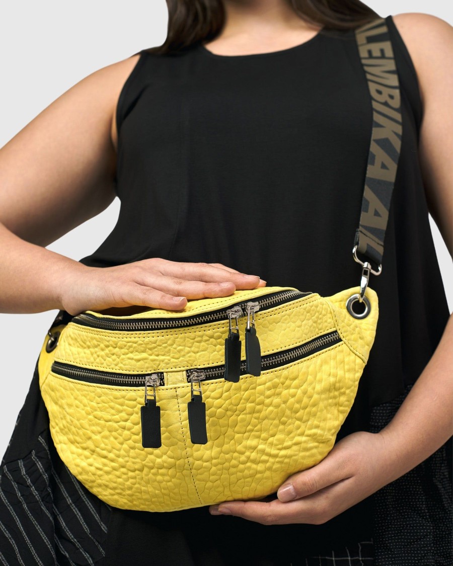 ALEMBIKA Crossbody Sling Bag, Yellow