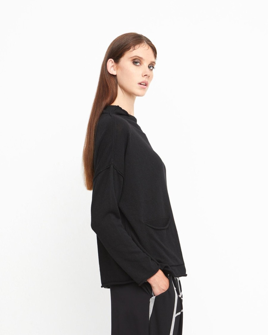 ALEMBIKA Ozai N Ku Techie Sweater Top, Black