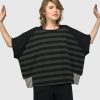 ALEMBIKA Urban Splice Boxy Tee, Stripes