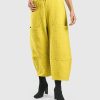 ALEMBIKA Jacquard Tapestry Pants, Yellow