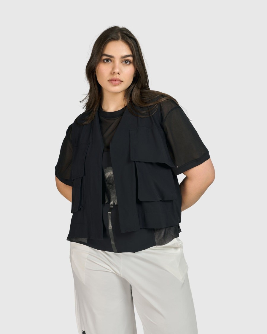 ALEMBIKA Tekbika Cannes Cargo Vest, Black