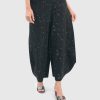 ALEMBIKA Splatter Punto Pants, Black