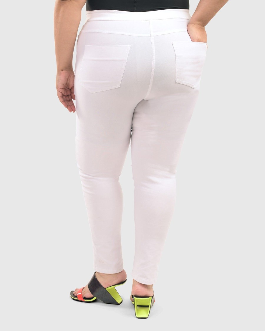 ALEMBIKA Perfect Skinny Jeans, White