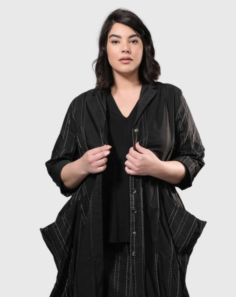 ALEMBIKA Urban Kylie Topstitched Blazer, Trails