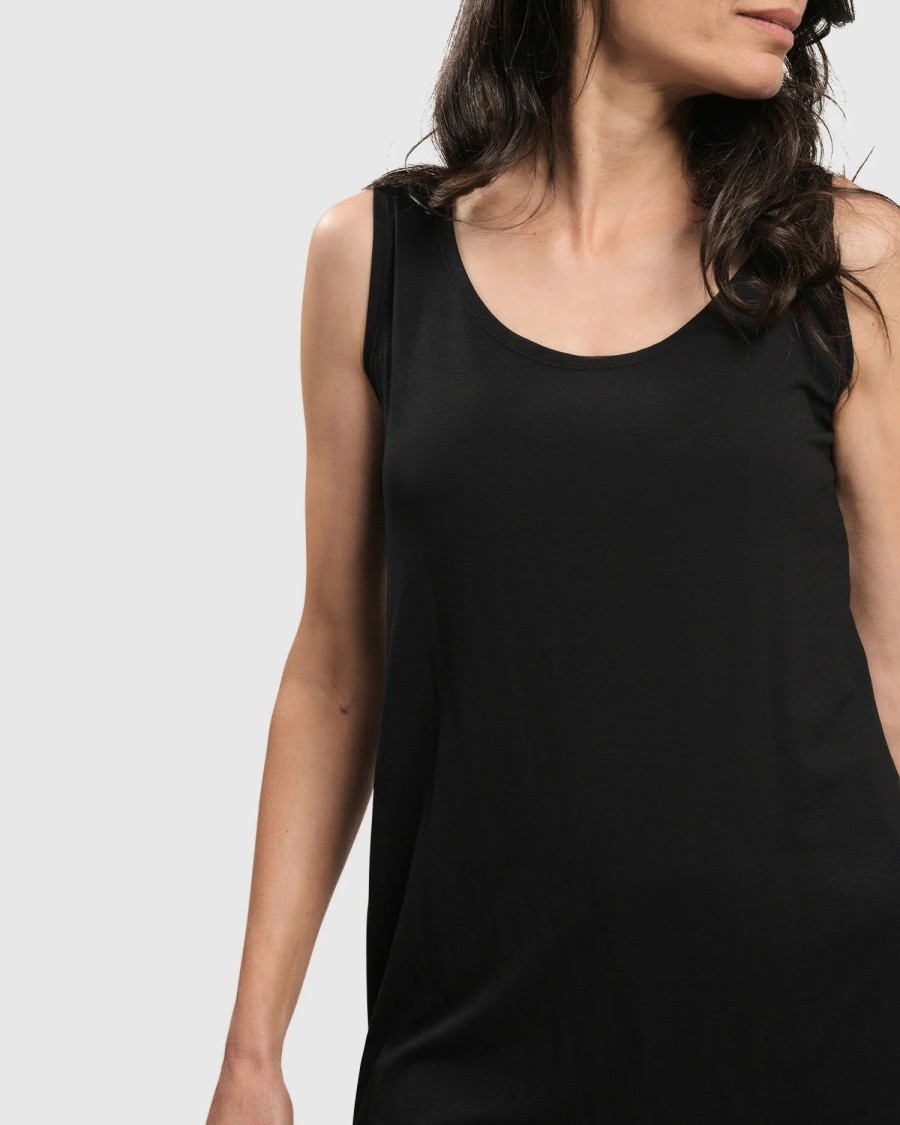 ALEMBIKA Essential Tank Top, Black