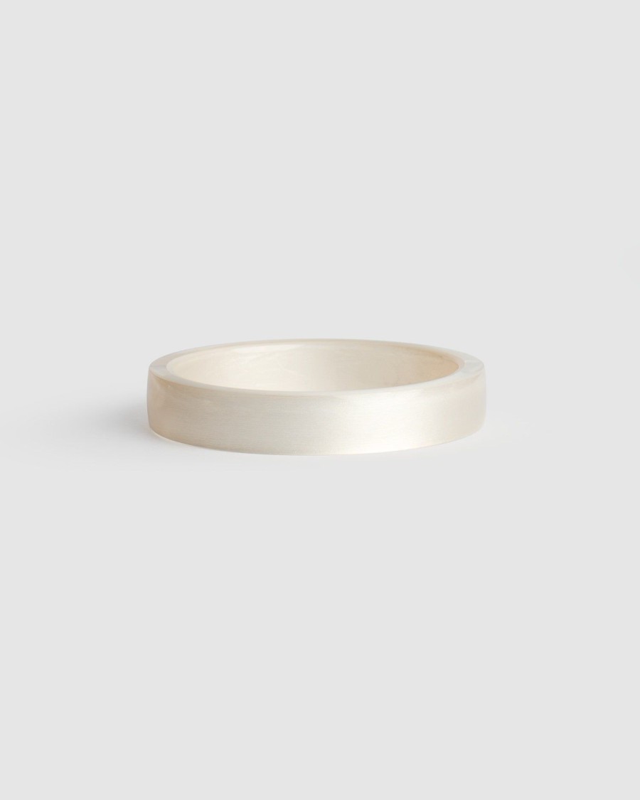 ALEMBIKA Minimalist Bangle Bracelet, Frost