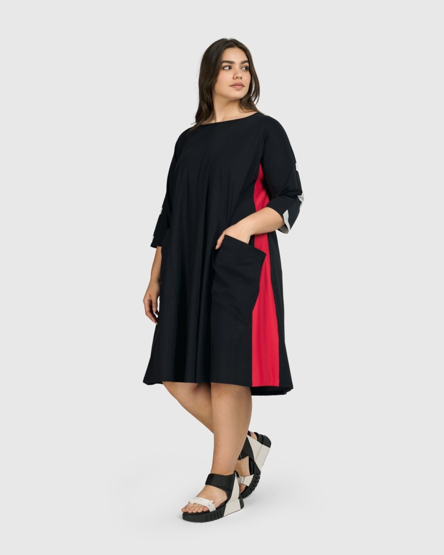 ALEMBIKA Tekbika Bridgette Swing Dress, Mix