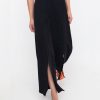 ALEMBIKA Ozai N Ku Must-Have Slit-Front Flare Pants, Black