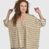 ALEMBIKA Oasis Oversized Cardigan, Tan