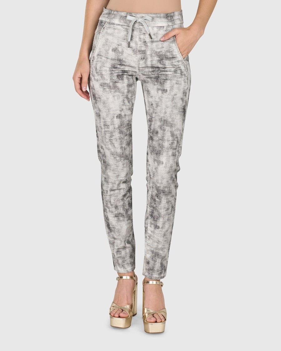 ALEMBIKA Iconic Stretch Jeans, Marble