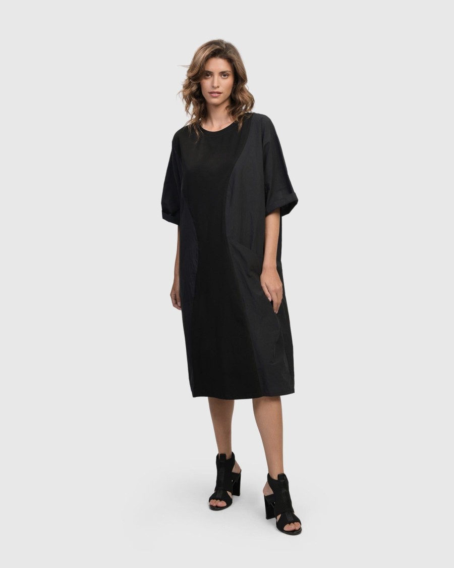 ALEMBIKA Urban Gramercy Oversized Dress, Black