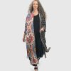 ALEMBIKA Paisley Dot Long Kimono Jacket, Multi