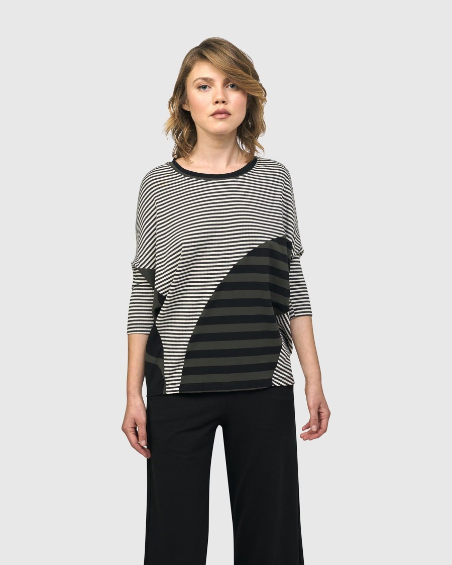 ALEMBIKA Urban Twister Top, Stripes