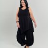 ALEMBIKA Ani Sleeveless Tunic Top, Black