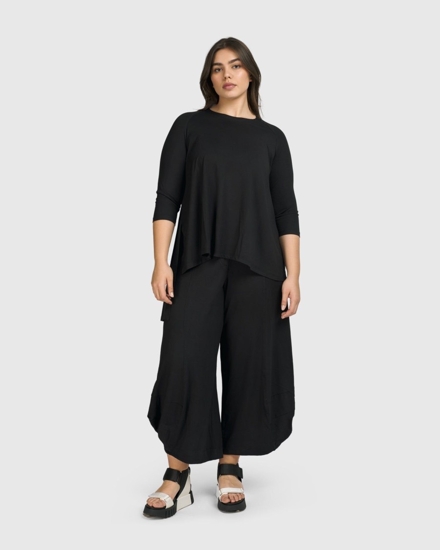 ALEMBIKA Essential Punto Pants, Black