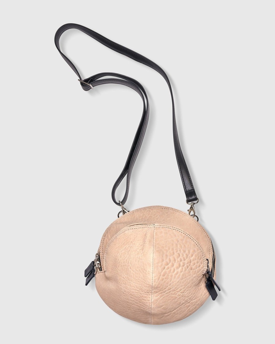 ALEMBIKA Circle Canteen Bag, Nude