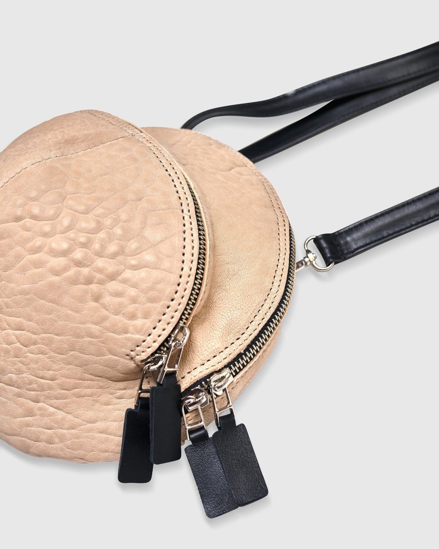 ALEMBIKA Circle Canteen Bag, Nude