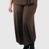 ALEMBIKA Essential Punto Pants, Coffee