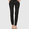 ALEMBIKA Iconic Stretch Jeans, Black Snake