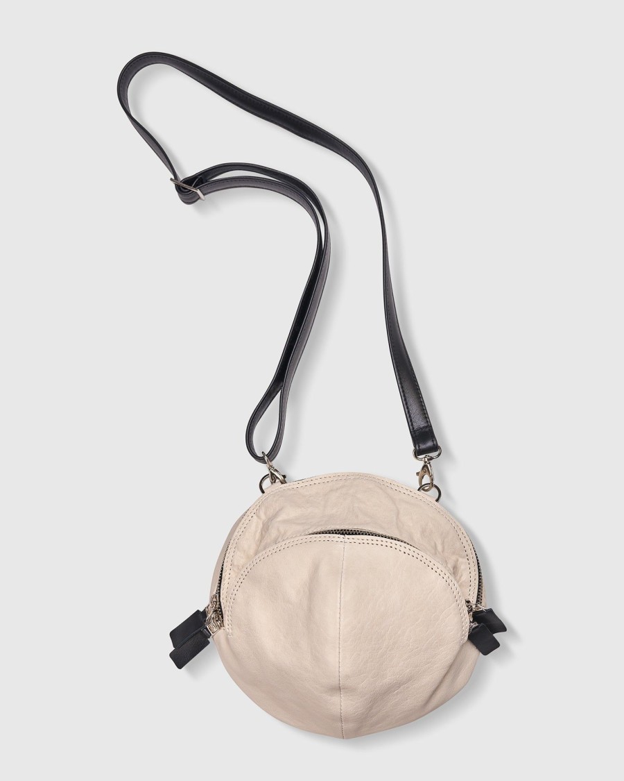 ALEMBIKA Circle Canteen Bag, Ivory