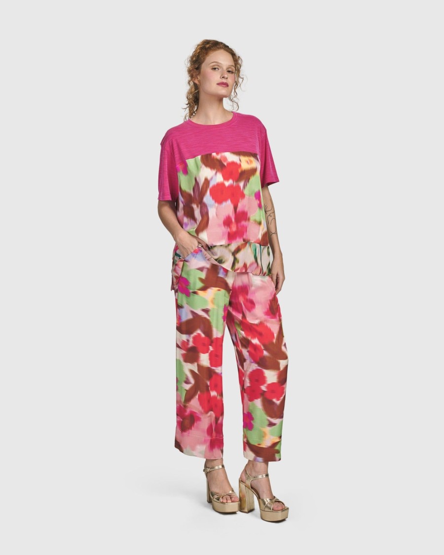 ALEMBIKA Cherry Blossom Pants, Blush