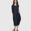 ALEMBIKA Essential Relaxed Midi Dress, Ocean