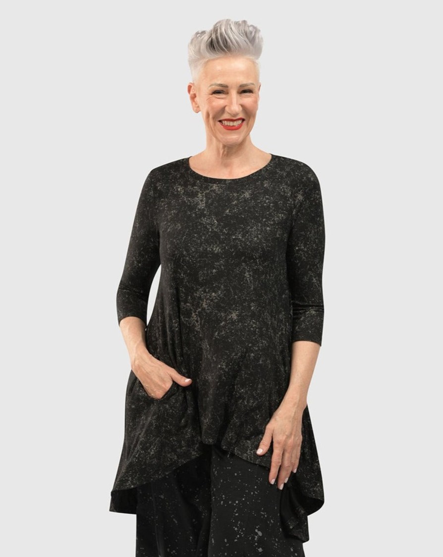 ALEMBIKA Perfect Swing Tunic Top, Galaxy