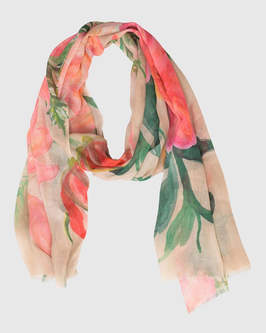 ALEMBIKA Primavera Scarf, Peony