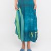 ALEMBIKA Ozai N Ku Aquamarine Midi Skirt, Ocean