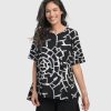 ALEMBIKA Hypnotic Swing Tunic Top, Silver