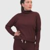 ALEMBIKA Zen Drawstring Sweatshirt, Wine