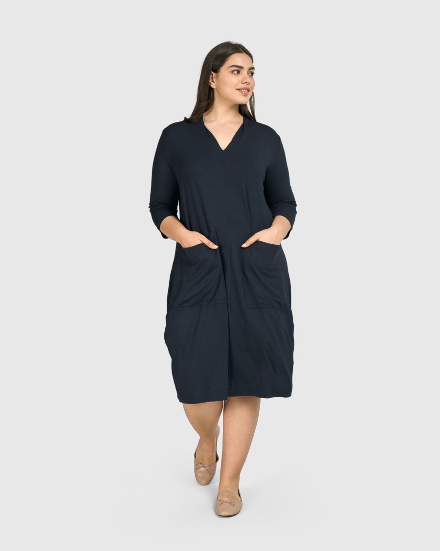 ALEMBIKA Essential Cargo Dress, Ocean