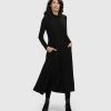 ALEMBIKA Essential A Line Dress, Black