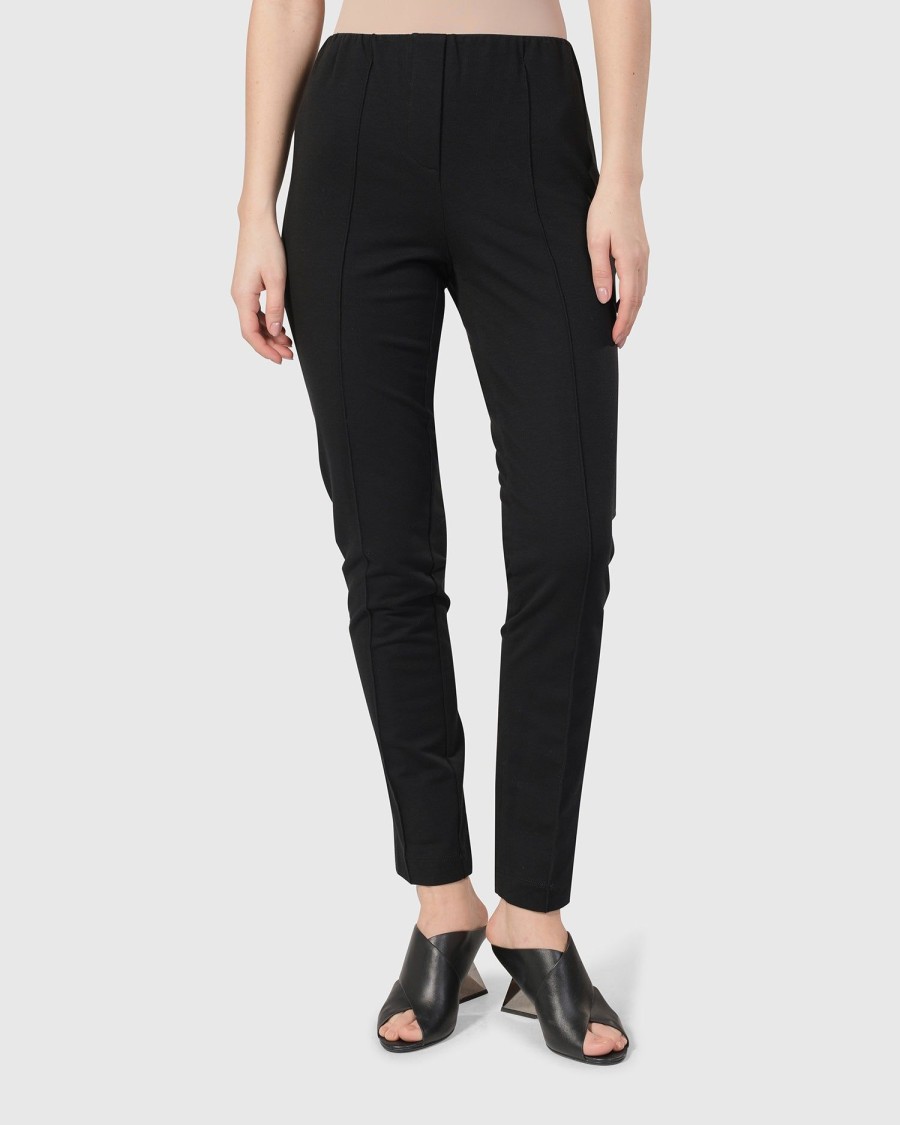 ALEMBIKA Urban Metropolitan Slim Trousers, Black