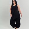 ALEMBIKA Ani Sleeveless Tunic Top, Black