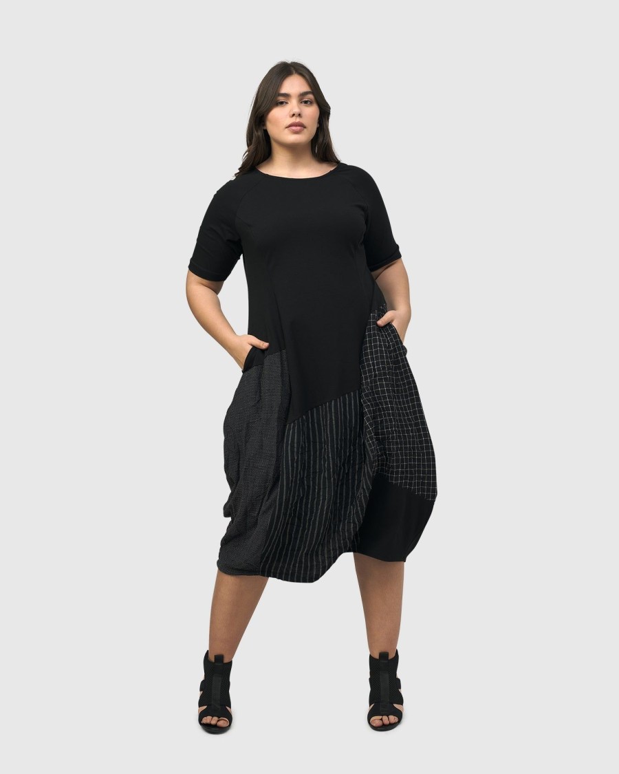 ALEMBIKA Hera T-Shirt Cocoon Dress, Mix