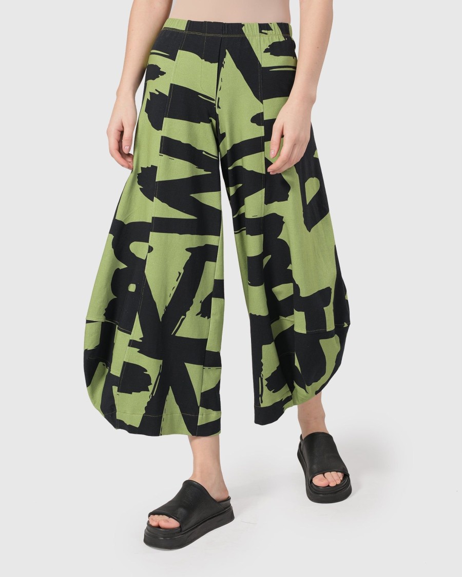 ALEMBIKA Urban Ripley Punto Pants, Green Marker