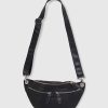 ALEMBIKA Crossbody Sling Bag, Black Strap