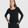 ALEMBIKA Go-To Long Sleeve Top, Coffee