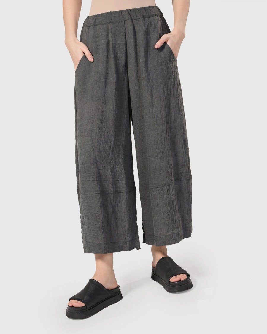 ALEMBIKA Dana Palazzo Pants, Dove Grey