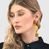 ALEMBIKA Spice Drop Earrings, Gold Multi