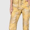 ALEMBIKA Iconic Stretch Jeans, Honey Gold