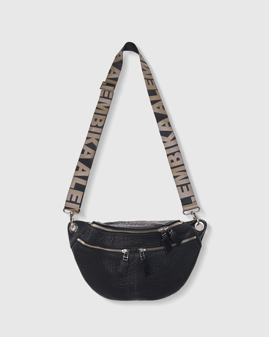 ALEMBIKA Crossbody Sling Bag, Black