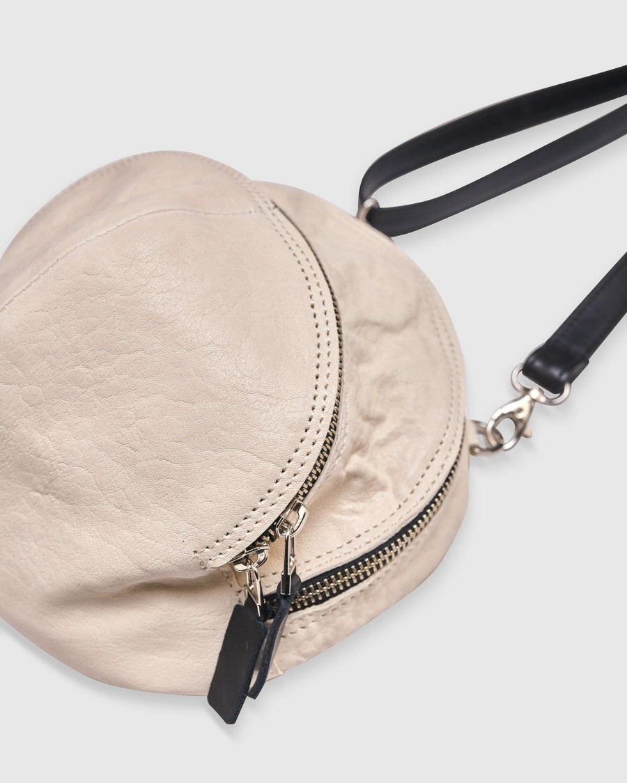 ALEMBIKA Circle Canteen Bag, Ivory