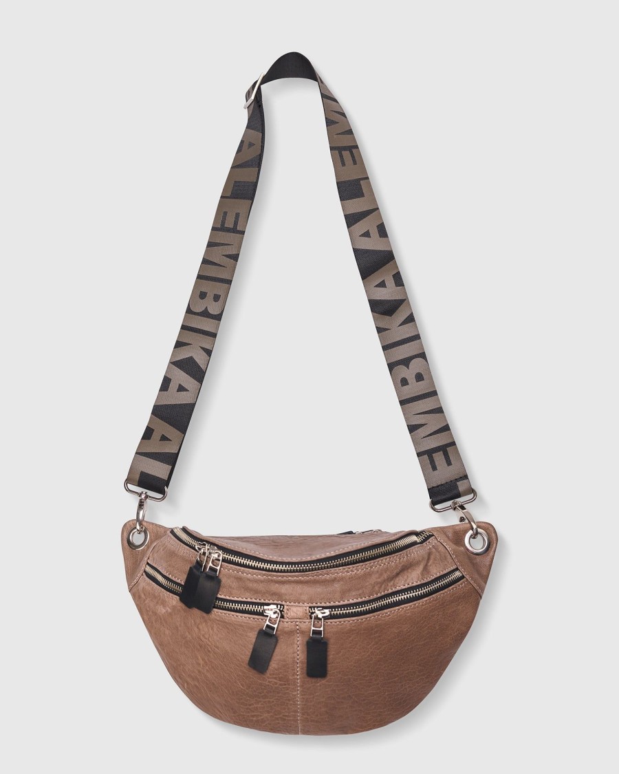 ALEMBIKA On-The-Go Large Sling Bag, Wood